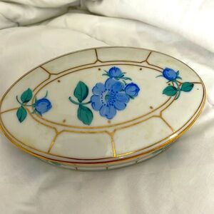 Pirken hammer czech fine porcelain trinket holder Vintage